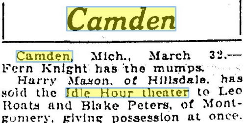 Idle Hour - March 1922 (newer photo)